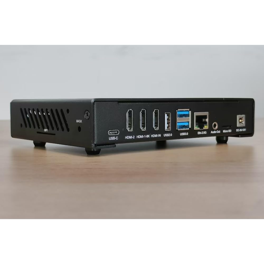 FriendlyELEC CM3588 Kit NAS Boîtier en métal avec matériau en aluminium sur mesure (uniquement boîtier métallique)