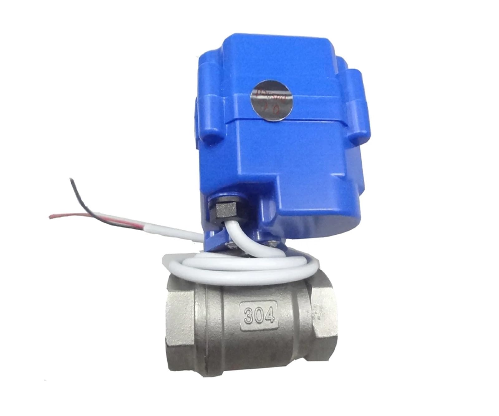 Zawór elektromagnetyczny, 10x G1/2" DN15 Zawór kulowy z napędem 9-24VDC CR04, stal nierdzewna, zawór elektryczny