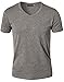 Price comparison product image JACK & JONES Men's Basic V-Neck, Grigio(Grau Melange), Medium