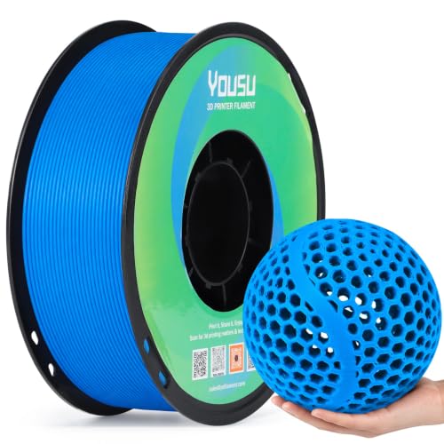 Image of YOUSU PEBA-Like 95A Super TPU 3D Printer Filament, Blue,1kg
