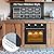24" Single Wall Oven, 2.5 Cu. Ft Built-In Electric Oven with 8 Cooking Mode, 3-Layered Glass Door, 3000W/240V Convection Built-In Oven with Mechanical Knobs Control and Safety Lock