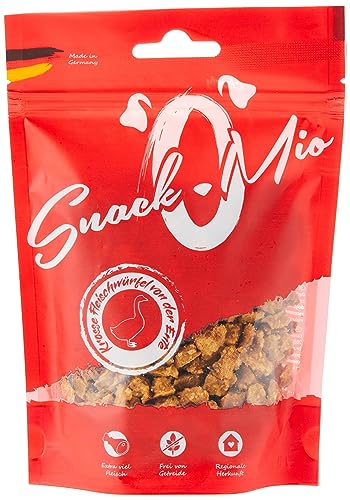 Snackomio Venandi Animal Croccanti Dadi Di Carne Di Anatra - Mastica Premium Per Cani - 125 g
