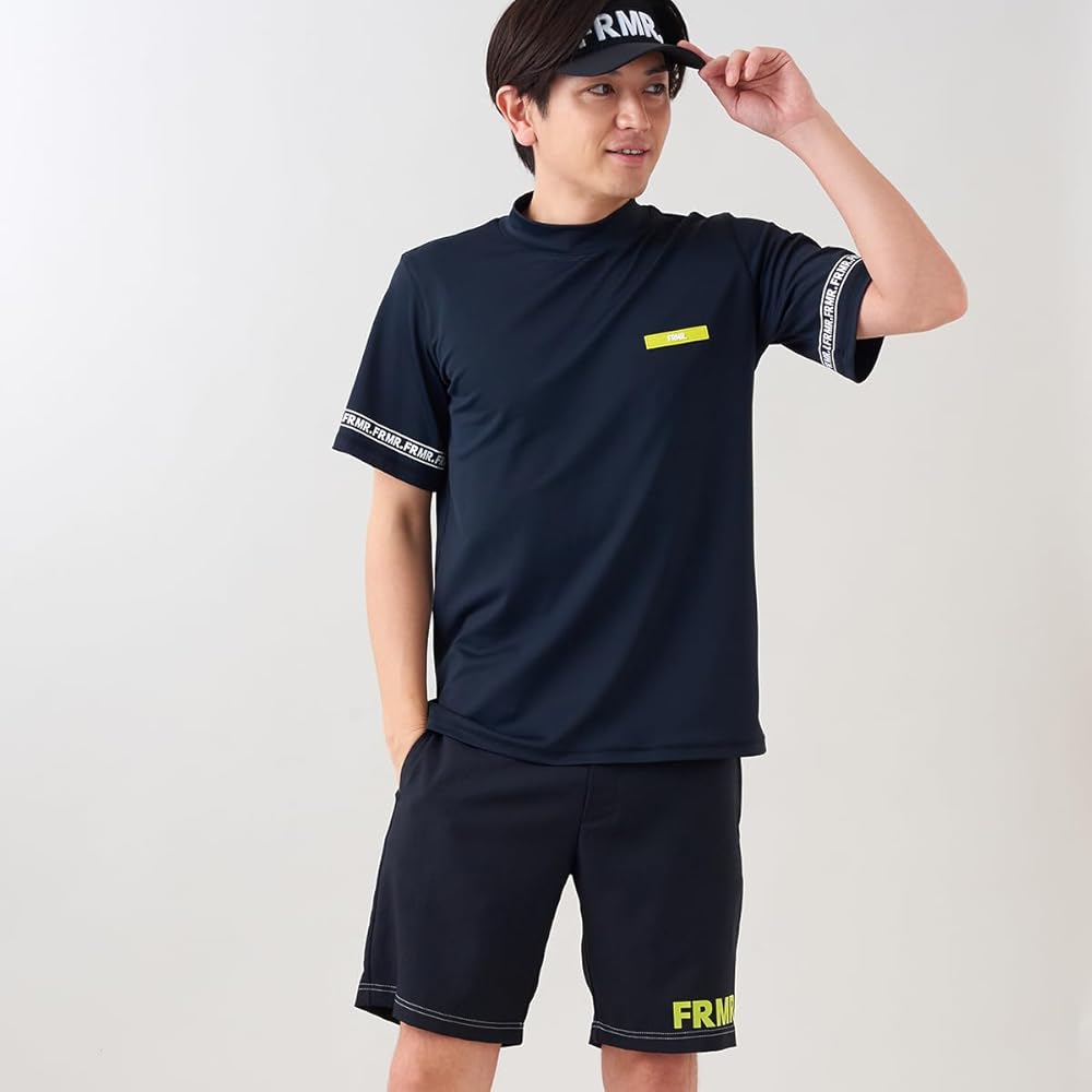 【試着のみ】JUN&ROPE ゴルフウェア M 蛍光 モックネック リボン 試着のみ】JUN&ROPE ゴルフウェア M 蛍光 モックネック リボン