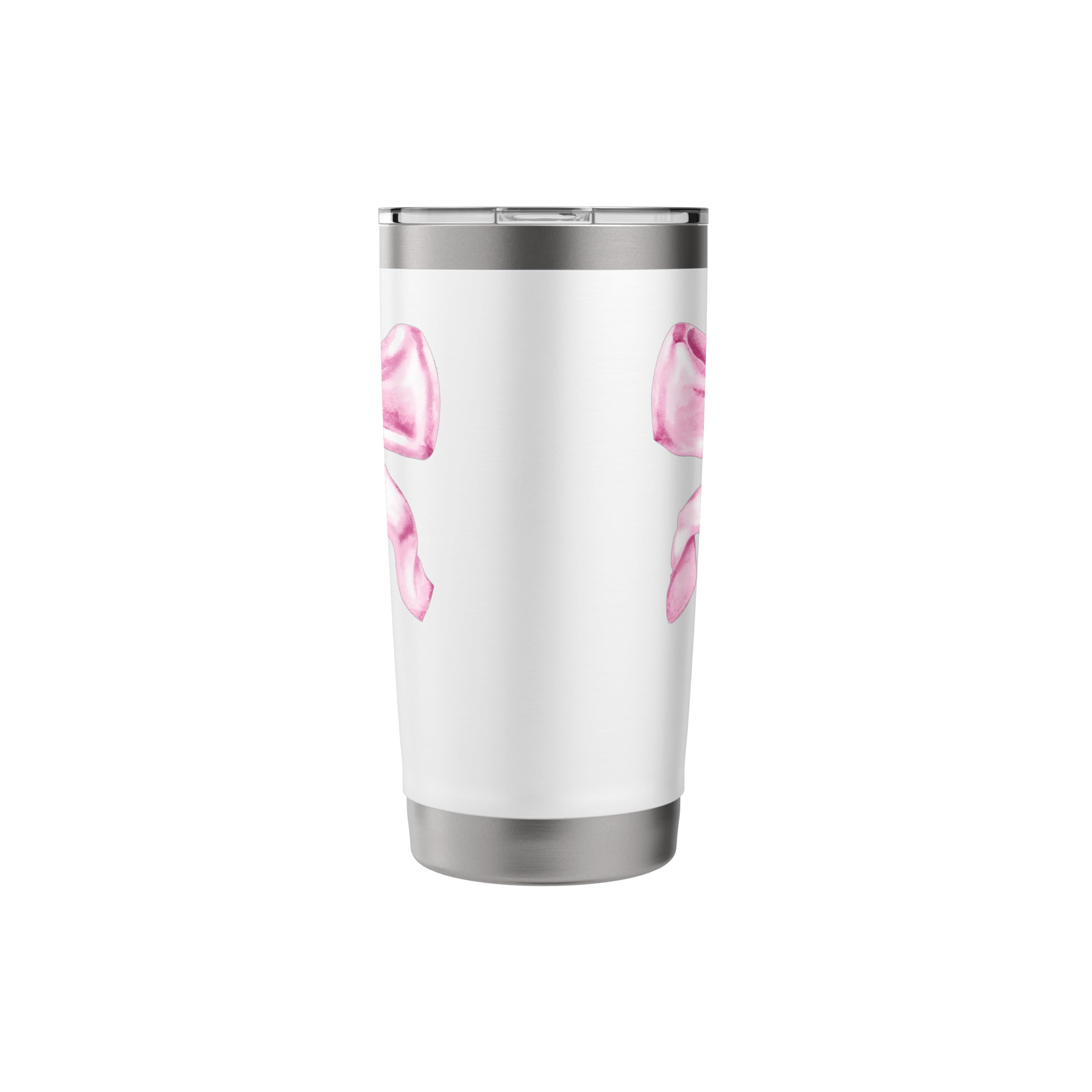 Coca-Cola Diet Coke With Cute Pink Ribbon Vintage Stainless Steel Insulated Tumbler