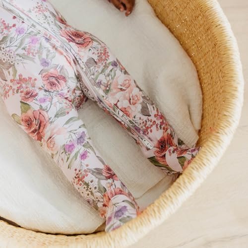 Image of Copper Pearl, Deborah Bamboo Zip-Up Footie 3-6 Months