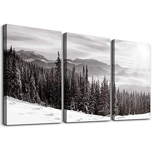 Wall Art For Living Room family wall decor for bedroom black and white wall pictures Mountain scenery Canvas art Print Canvas wall Painting artwork For kitchen office Home decor 12