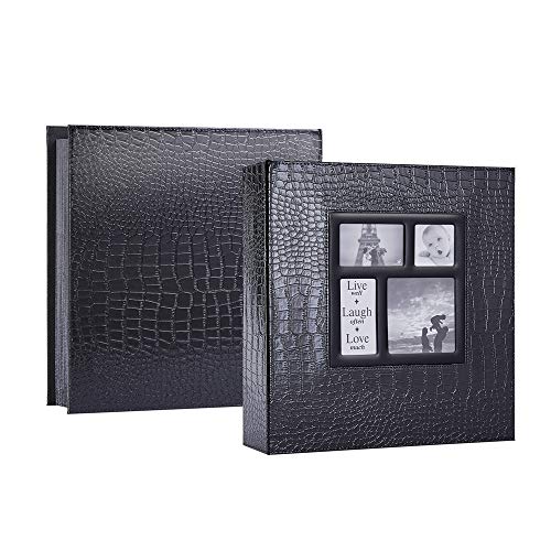 image for Ywlake Photo Album 4x6 600 Pockets Photos Croco, Extra Large Capacity 