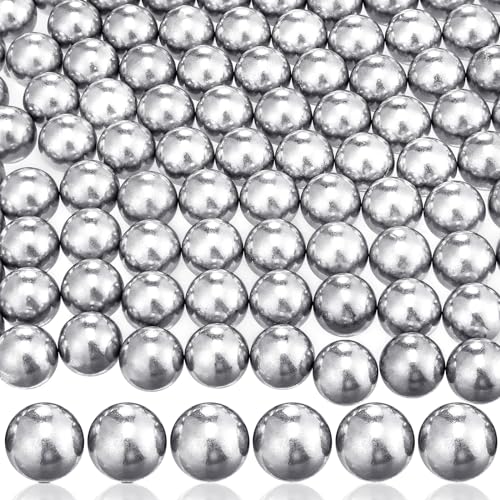 Gisafai 150 Pcs 43 Caliber Aluminum Paintball Ammo Practice Paintball Powerful Non Lethal for Shooting Training Practice