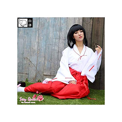 Amazon.co.jp: 犬夜叉 桔梗（ききょう） コスプレ 衣装 セット