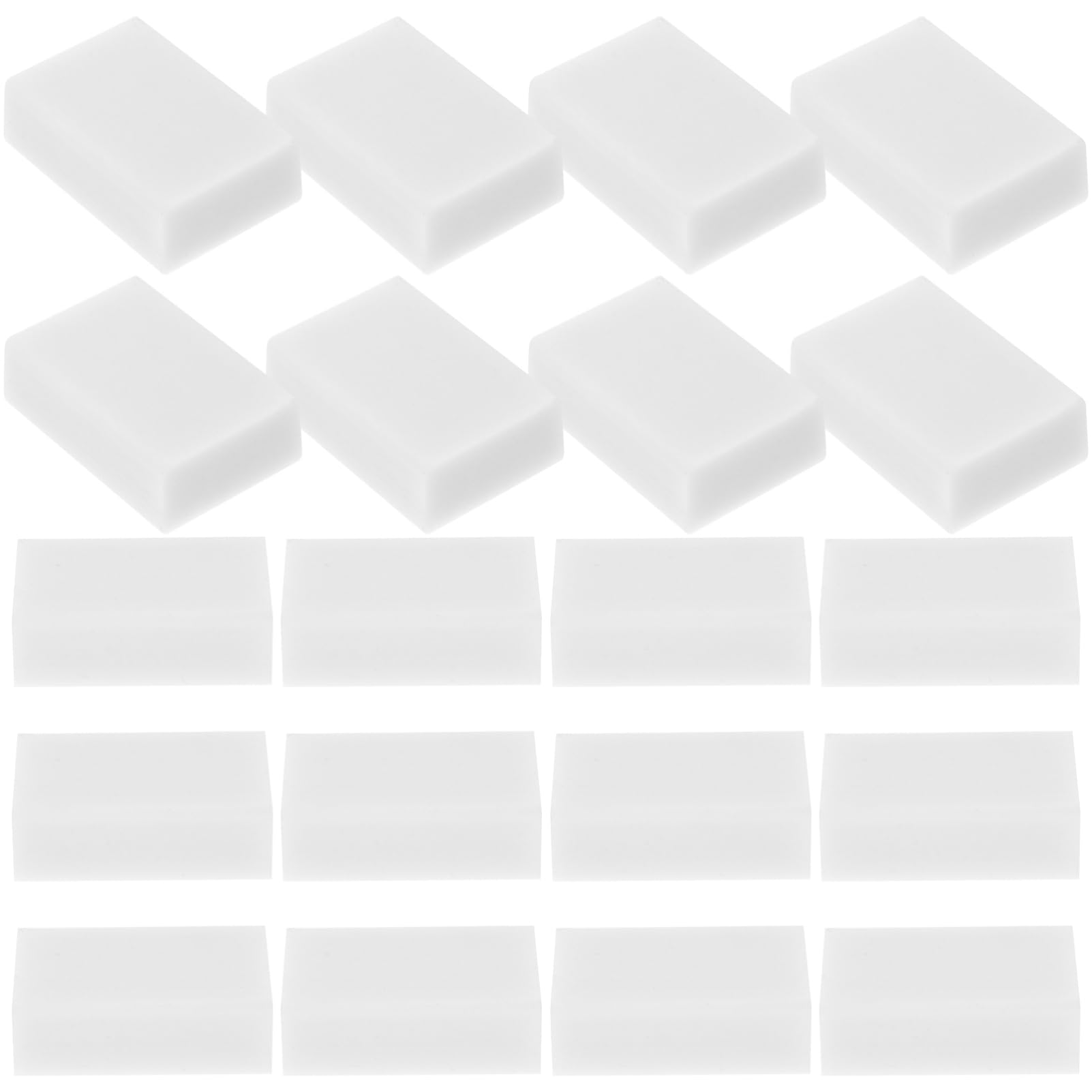 HOMSFOU 5 Sätze Weißer Kunst Radierer Für Zeichnungen Pvc Für Skizzieren Und Malen Kompakt Tragbar Für Klassenzimmer Und Künstlerbedarf 30 Stück * 5