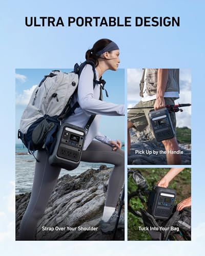 Image of Anker SOLIX C200X Portable Power Station, 230.4Wh LiFePO4 Battery, 300W (600W Surge) Solar Generator, 140W Two-Way Fast Charging, For Outdoor Camping, Traveling, and Emergencies