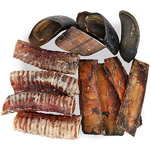 Pet Craft Supply All Natural Healthy Beef Butcher 12 Pack Bones Dog Chews Treats For Aggressive Chewers Long Lasting Rawhide Free Made In Usa Premium Slow Roasted For Puppies Small Medium Large Dogs #TOP23