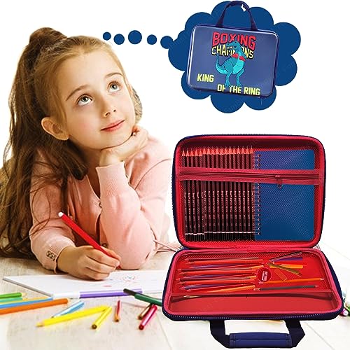 Image of FunBlast Pencil Pouches, Dinosaur Pencil Case, Pencil Case for Girls, Pencil Pouch for Kids, Boys Pencil Box, Dinosaur Pencil Boxes for Boys, Hard Canvas Multipurpose Zipper Pencil Cases