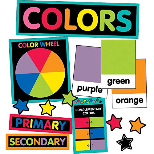 Schoolgirl Style Decorative Just Teach Color Cards Mini Bulletin Board Set (110396) Schoolgirl Style Decorative Just Teach Color Cards Mini Bulletin Board Set (110396)