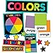 Schoolgirl Style Decorative Just Teach Color Cards Mini Bulletin Board Set (110396)