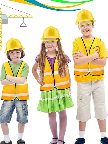 Disfraz de trabajador de construcción para niños 12 piezas miniatura 5