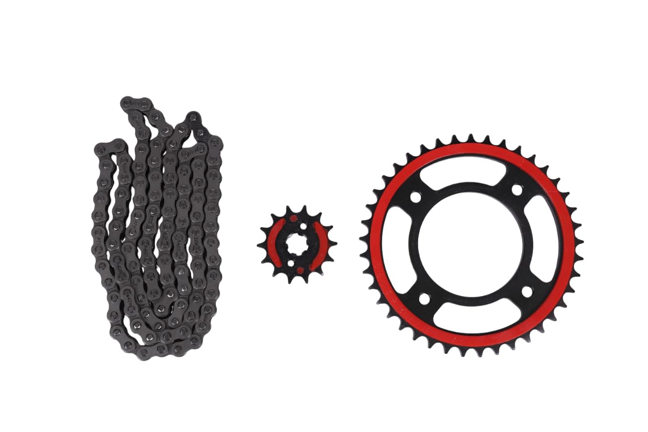 BTX Gold INDIA'S First Silent Chain Drive KIT for Honda Shine New Sprocket KIT (TEMPRED Sprocket with Life Over 35000 KM) 14T-41T-428-116L