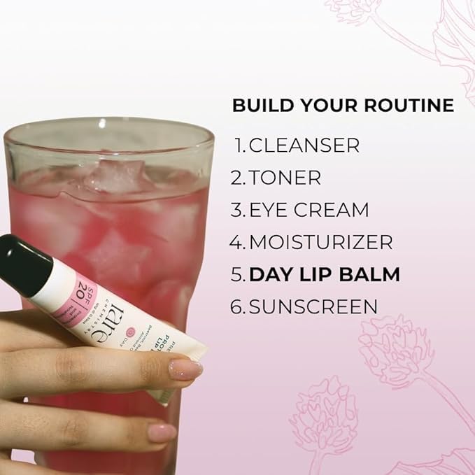 Image of Pretty Pout Protecting Day Lip Balm|SPF 20|Protection From Sun For All Skin Types|Contains Beetroot Extracts, Bakuchiol & Almond Oil|Fights Pigmentation|Berry Flavor (Pink)|10 gms