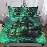 [Bettbezug-Set]: Einzelgröße inklusive 1 Bettbezug: Einzelbett (135 x 200 cm), 1 Kissenbezug: 48 cm x 75 cm. 1 Bettbezug: Doppelbett (200 x 200 cm), 2 Kissenbezüge: 48 cm x 75 cm.1 Bettbezug: King (220 x 240 cm), 2 Kissenbezüge: 48 cm x 75 cm. Beste Geschenke für Ihre Familie!