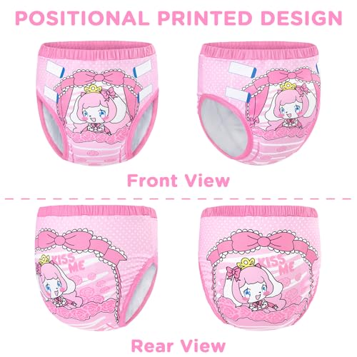 Image of Littleforbig Soft Silky Underwear Comfortable Washable Reusable Adult Training Pants - Little Beauty Pink S