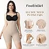FeelinGirl-Shapewear-for-Women-Tummy-Control-Fajas-Colombianas-Body-Shaper-for-Women-Zipper-Open-Bust-Bodysuit-Waist-Trainer FeelinGirl Shapewear for Women Tummy Control Fajas Butt Lifter Open Bust Bodysuit Zipper Full Body Shaper Black L