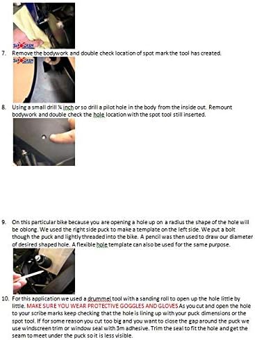 Miniatura 4 de Shogun Yamaha YZF-R6 R6 2003 2004 2005 YZF-R6S R6S 2006 2007 2008 2009 Kit de carreras de corte deslizante de marco negro - 750-6219 - Fabricado en