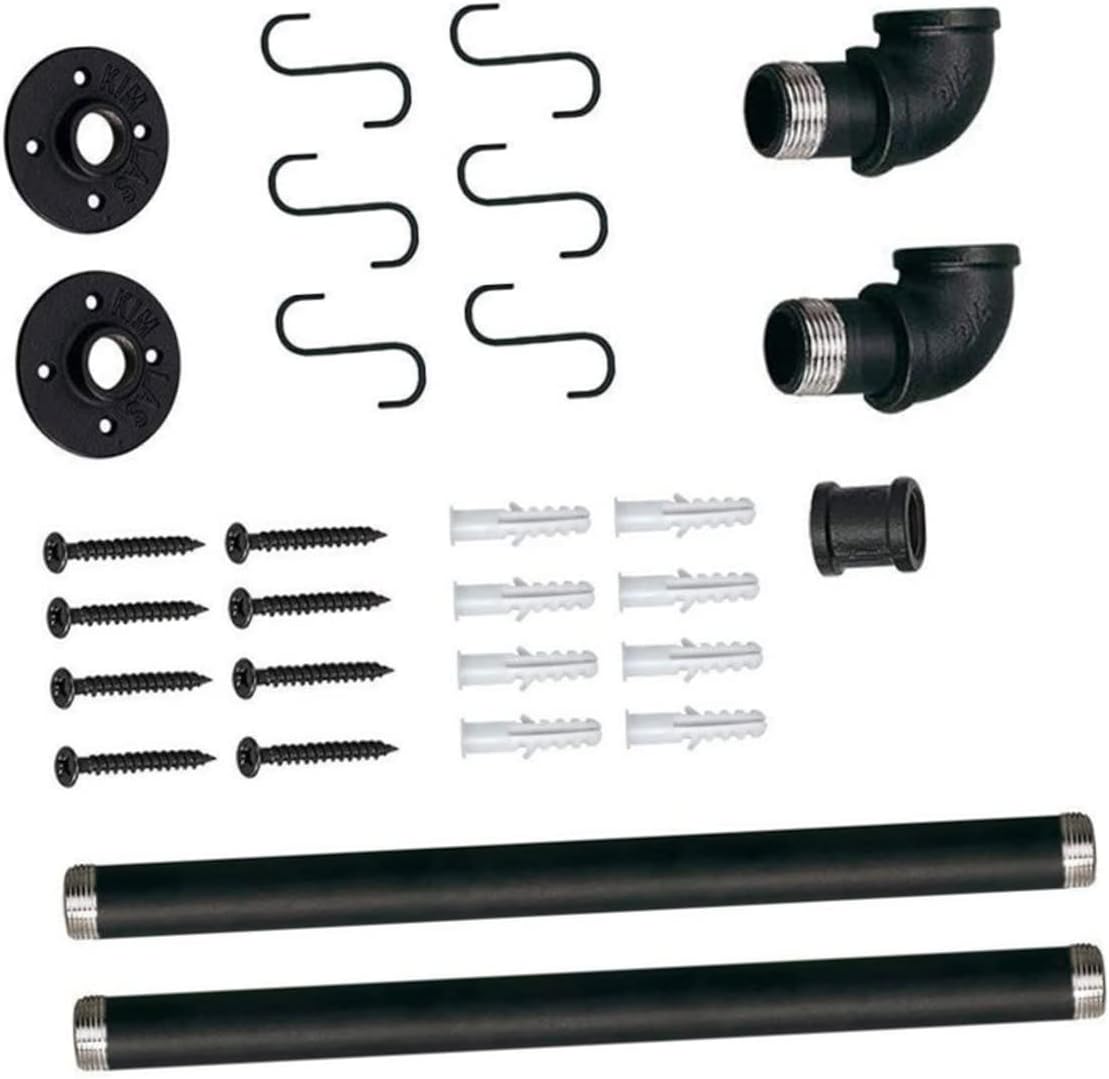 Wall Mounted Pot Rack Organizer with Hooks Iron Pot Lid Holder for Kitchen Storage Space Saving Pan Rack Suitable for Home and Restaurant Use