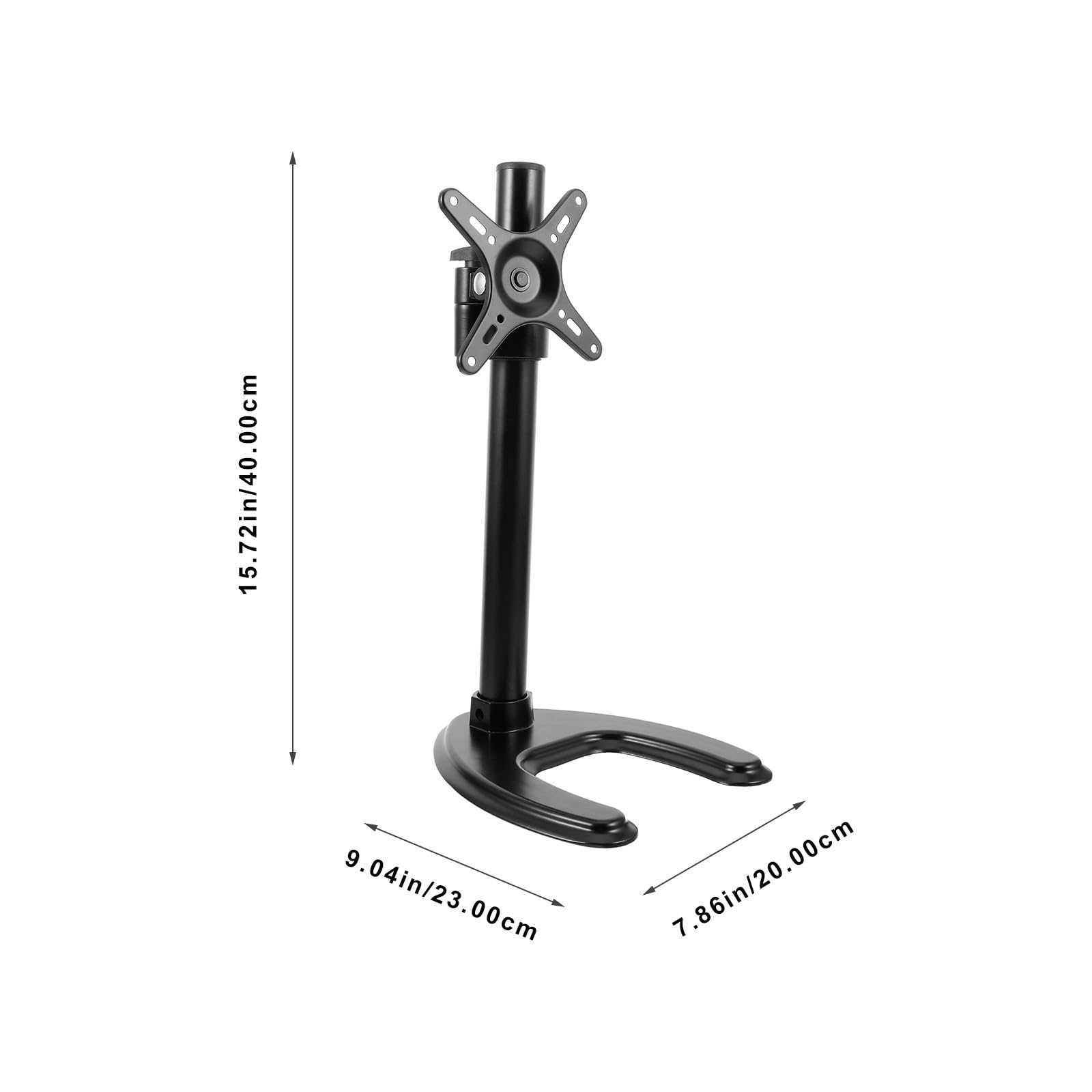 Base de Soporte para TV Negra de Aleación de Aluminio