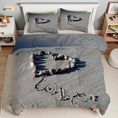 Parure de lit 90x190 housse de couette microfibre douce lit 1 place - 4