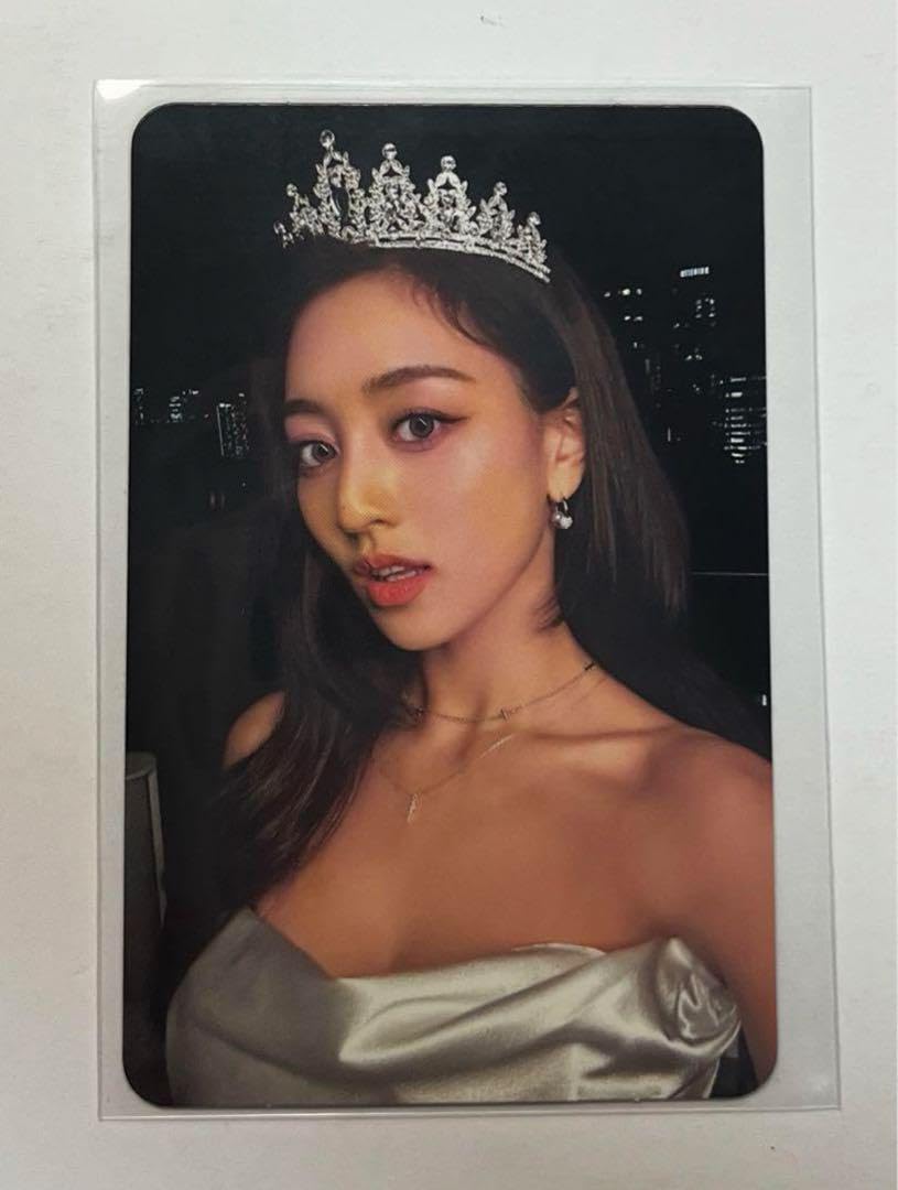 Amazon.co.jp: TWICE ジヒョ With You-th nemo 黒 ティアラ トレカ  