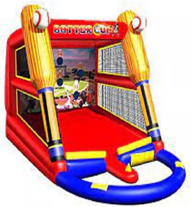 16.5x10ft Outdoor Carnival Inflatable Baseball Game Batting Cage Sport Games