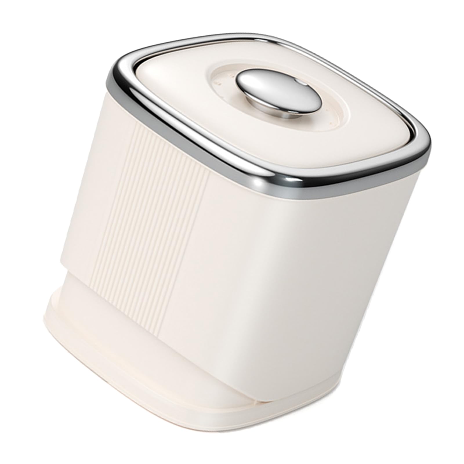 Jazuaiao Rotating Rice Storage Container Functional Sealed Grains Dispenser for Efficient Kitchen Cabinet Organization Rotating Rice Bucket