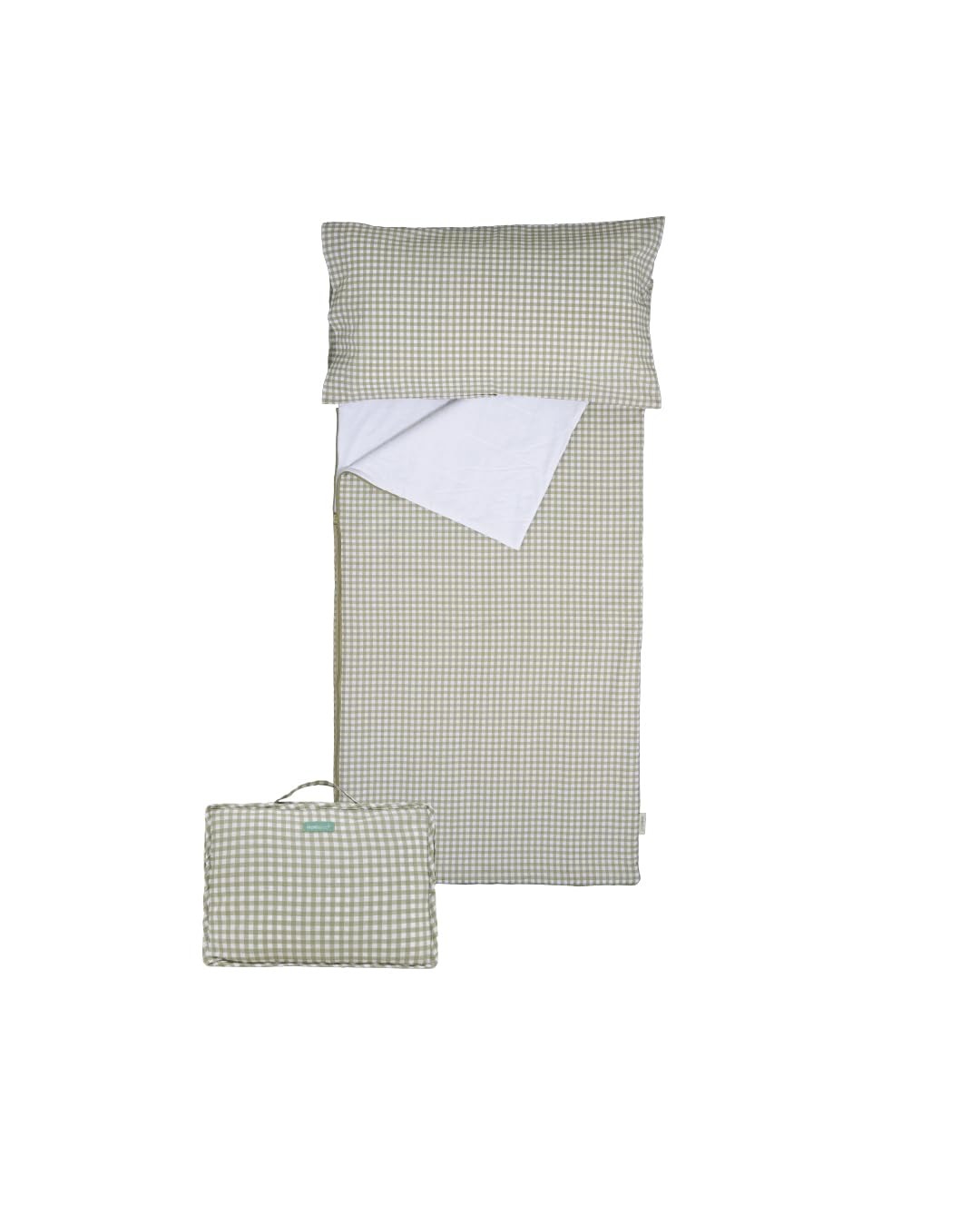 molis&co Schlafsack Kinder mit Kissen Baumwolle Baby Kinderschlafsack Set 140x70cm Kopfkissen 60x40cm Oeko-Tex 100