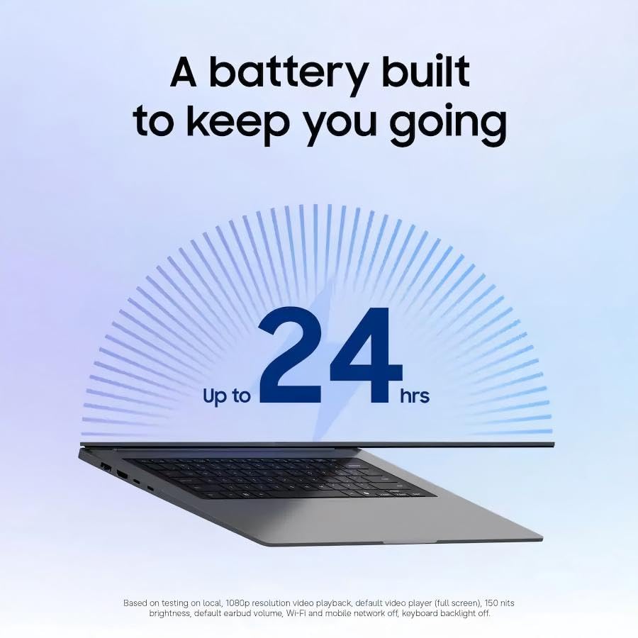 Image of Samsung Galaxy Book6 Touch 16 inch Copilot+ PC Laptop, Intel Core Ultra 7 355