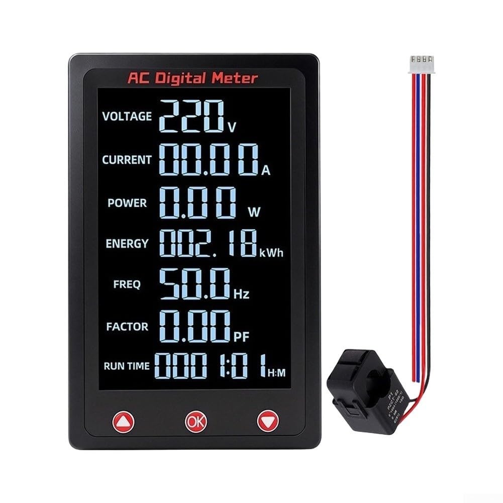 Contador LCD Retroiluminado 0-26kW Potencia Contador LCD Retroiluminado(closed)
