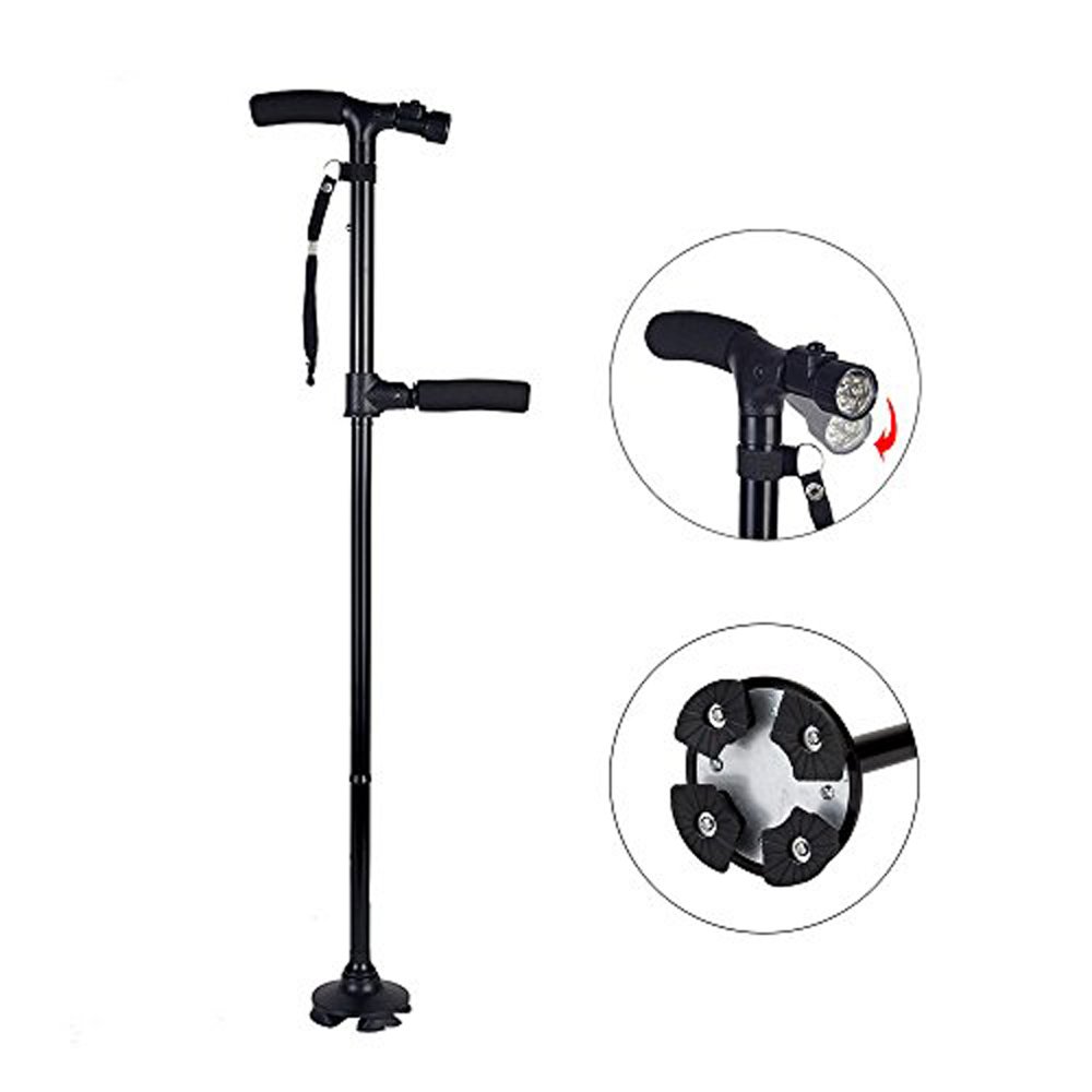 Buy Beyoung LED Cane Walking Stick, TwoHandle Adjustable Height