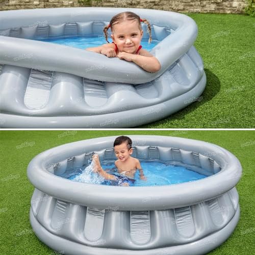 Image of Zest 4 Toyz Inflatable Swimming Pool for Kids Baby Adult Aquababes Bathtub 5 Feet
