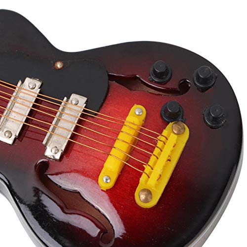 Shanrya Modèle de guitare, guitare miniature décorative, pour la maison, le festival, le bureau, les travaux manuels - Les Beatles, Paul McCartney, John Lennon, RIngo Starr, George Harrison Shanrya Modèle de guitare, guitare miniature décorative, pour la maison, le festival, le bureau, les travaux manuels – Image 7