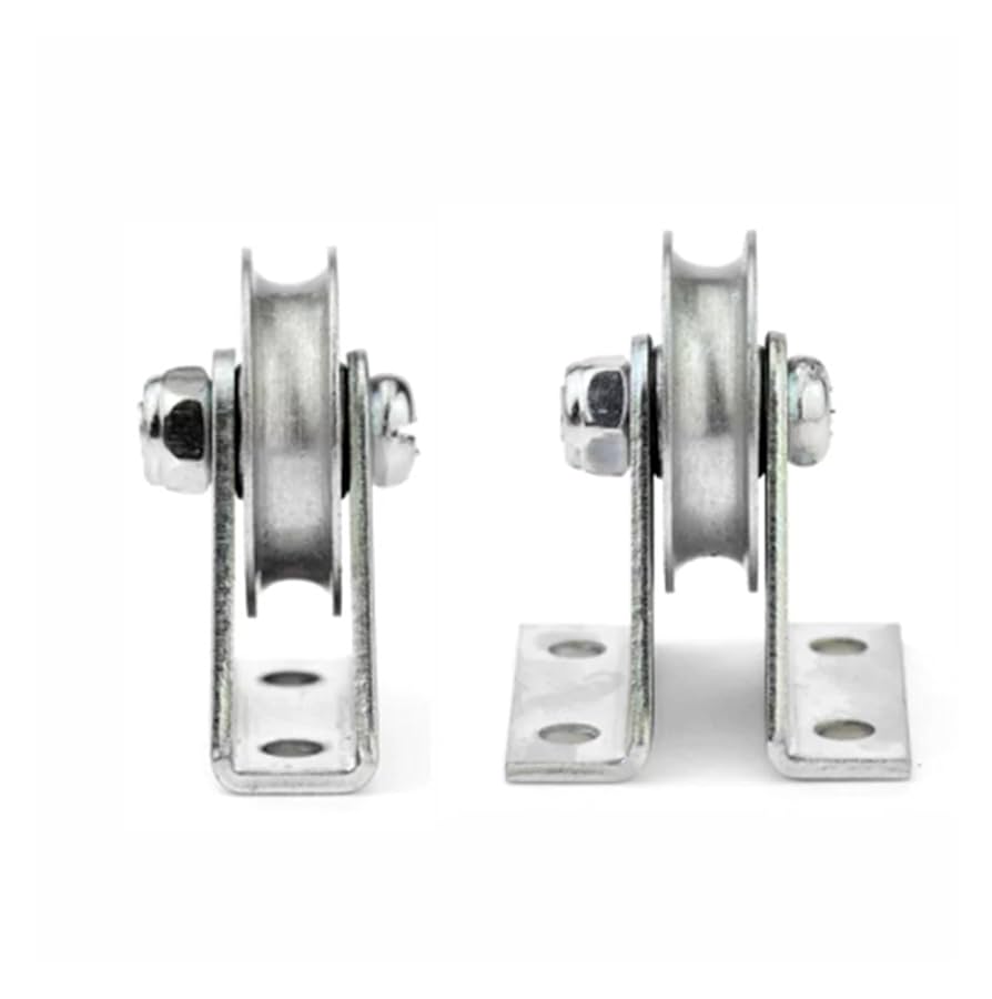 75STO-3Pack U-Type Stainless Steel Pulley Block Mute Bearings