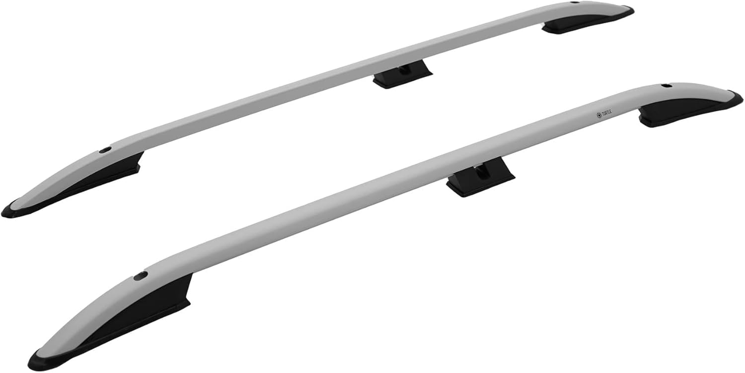 TURTLE Compatible with Renault Express 2021-2024 Crown roof Rails | Silver