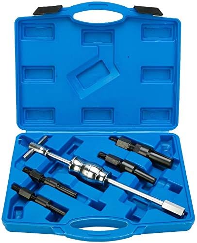 8MILELAKE Blind Inner Bearing Puller Set 5pcs Slide Hammer Puller Tool
