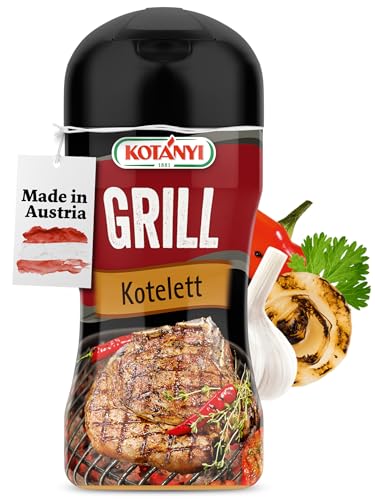 KOTÁNYI Grill Kotelett Grillgewürz 80g - Marinade für Steaks, Koteletts und Fleischspieße auf...