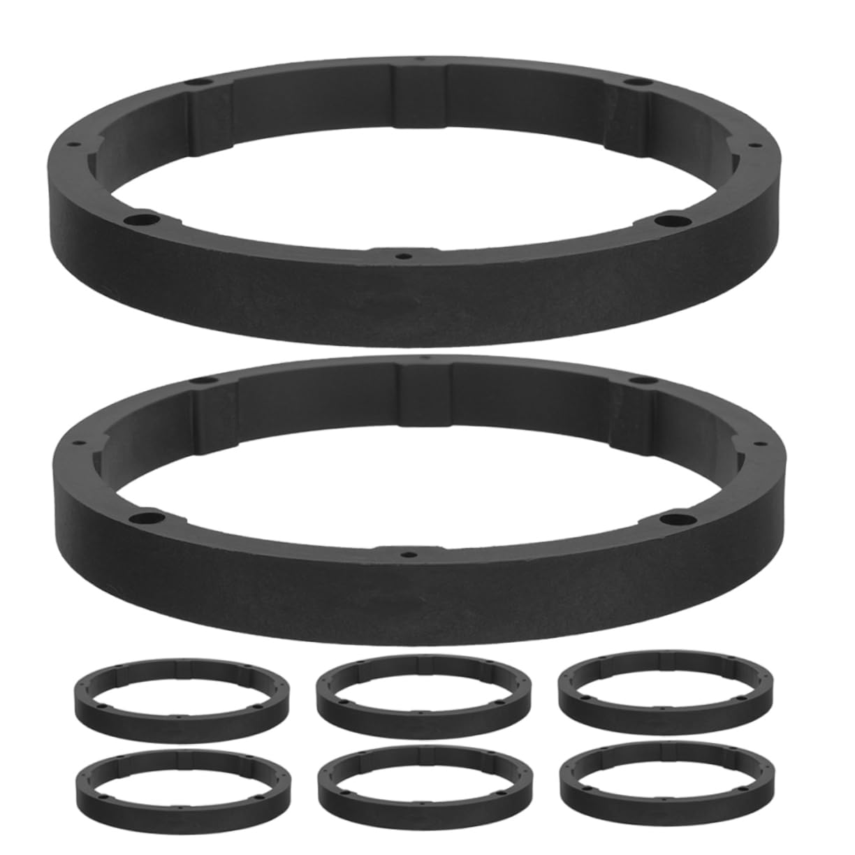 Anneaux adaptateurs universels SEWACC pour haut-parleurs de voiture en plastique x8