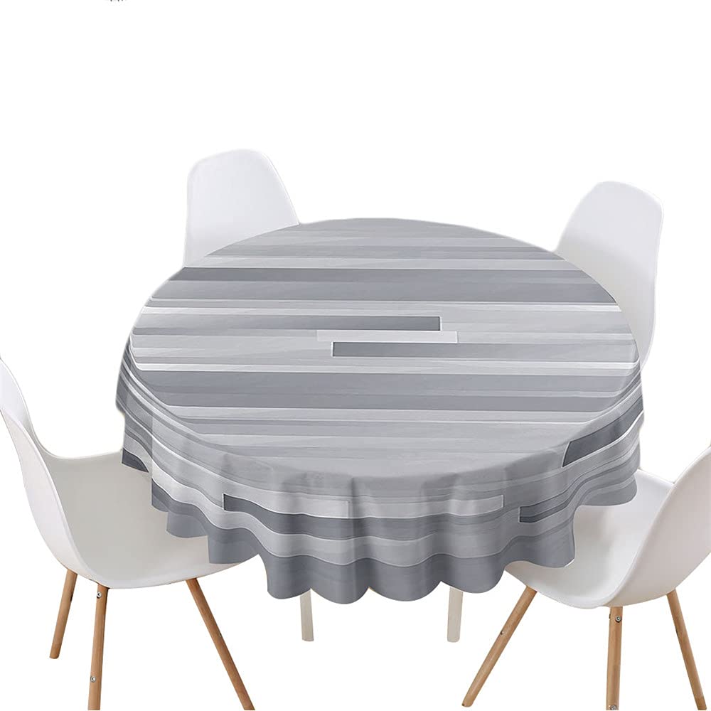 Highdi Nappe Ronde Anti Tache, 3D La Musique Imprimer Impermeable Nappe De Table De Décoration Pour Cuisine Picnic Party Jardin Table Protection Tables Pour Restaurants (Saxophone,Diamètre 90cm