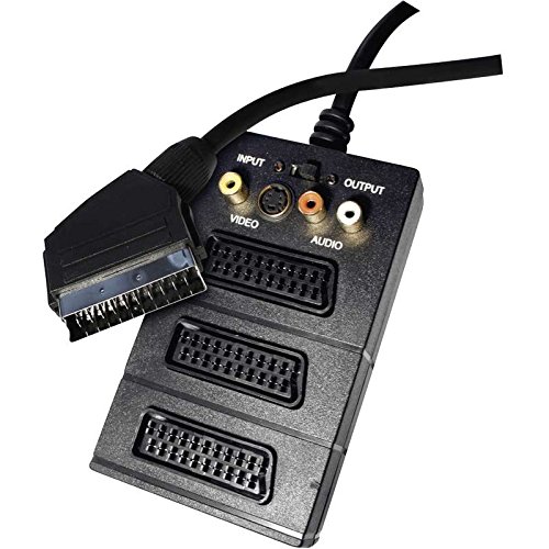 Les eMOS AV câble péritel - 3 x péritel Femelle + 3 x RCA + 1 x sVHS sB2300 0,5 m