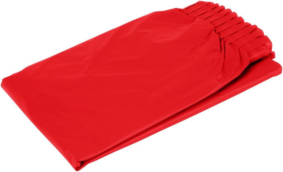 Apple Red Plastic Table Skirt - 21' x 29" (1 Pc.) - Durable, Easy-to-Use & Stylish Event Decor, Perfect for Parties, Weddings, & Special Occasions