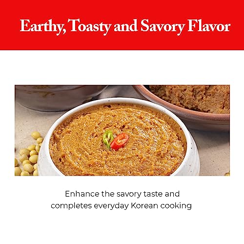 Wang Korean Traditional Doenjang – Authentic Fermented Soybean Paste | Korean Pantry Staple for Doenjang Jjigae, Ssamjang & Korean BBQ Marinades | 1.1 Pound - Thumbnail 7