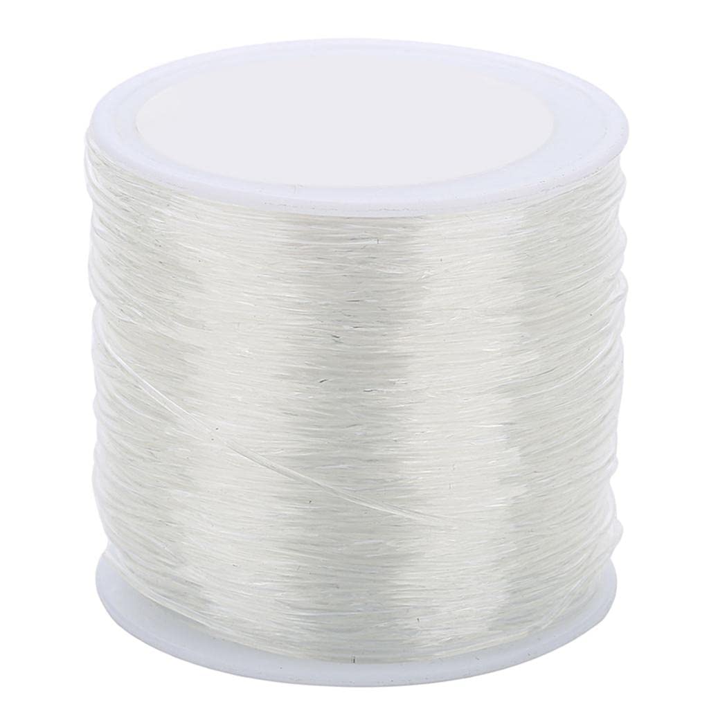 Elastisch koord | Voor het maken van armbanden, sieradenkoord en kralen | Rond elastisch koord met hoge sterkte | maskers | hoed elastisch | 2 mm 10 meter wit | Geleverd door
