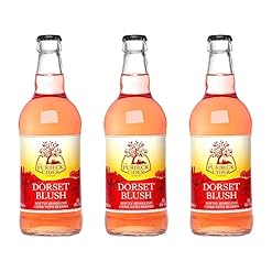 The Purbeck Cider Company – Dorset Blush 4% Sweet Cider 500ml – Pack Three (3)