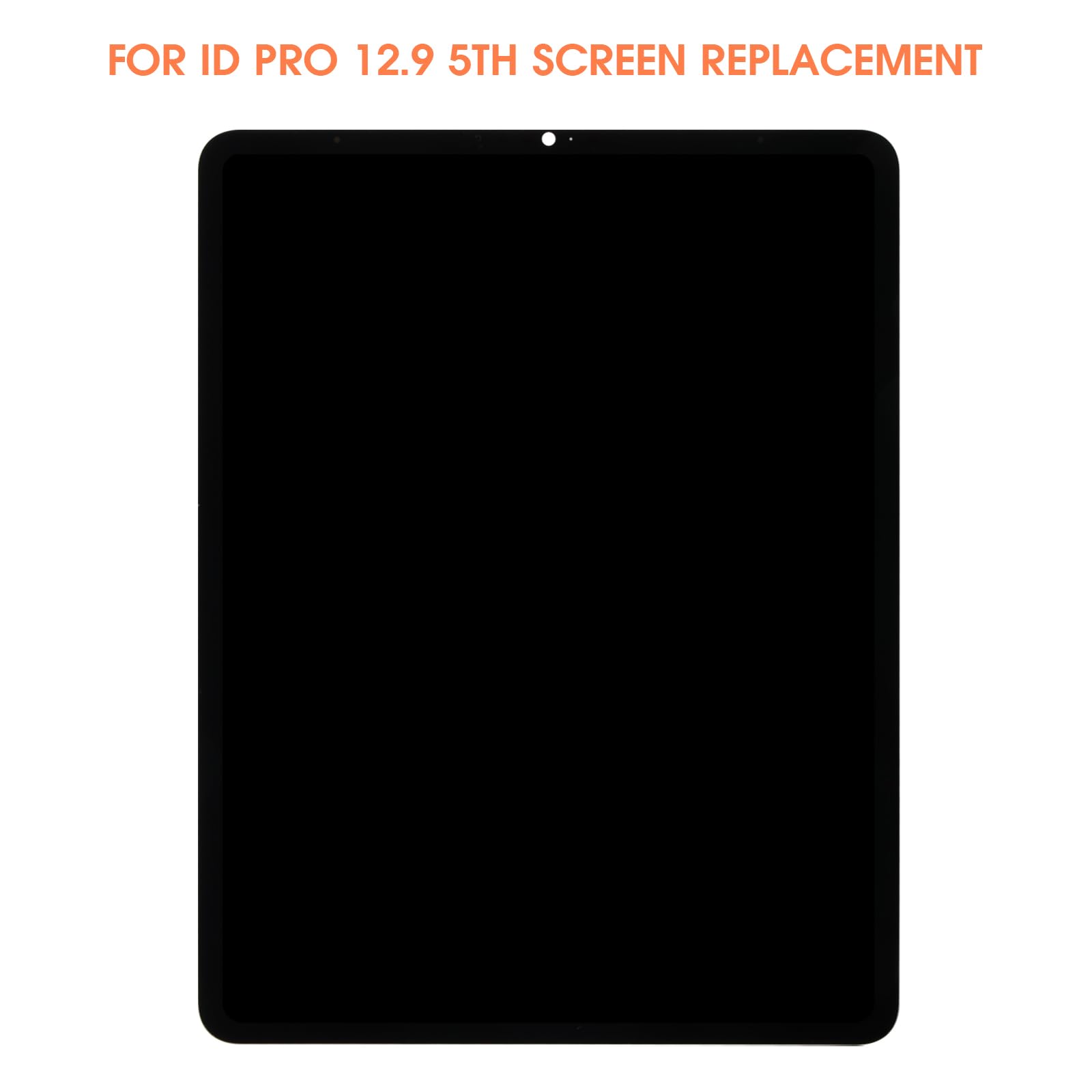 Screen Replacement for iPad Pro 12.9 5th 6th Gen Generation 2021 2022 LCD Display A2379 A2436 A2437 A2461 A2764 Screen Touch Digitizer Assembly with Repair Tools(Black)